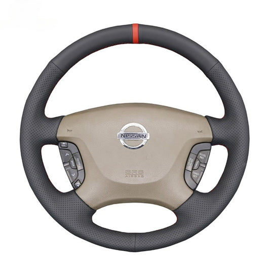 Steering Wheel Cover for Nissan Patrol Y61 Maxima Pathfinder Elgrand 1996-2015