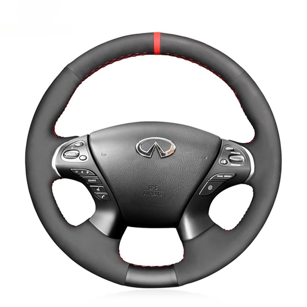 Steering Wheel Cover for Infiniti JX35 M25 M35 M37 M56 Q70 QX60 / Nissan Murano Pathfinder