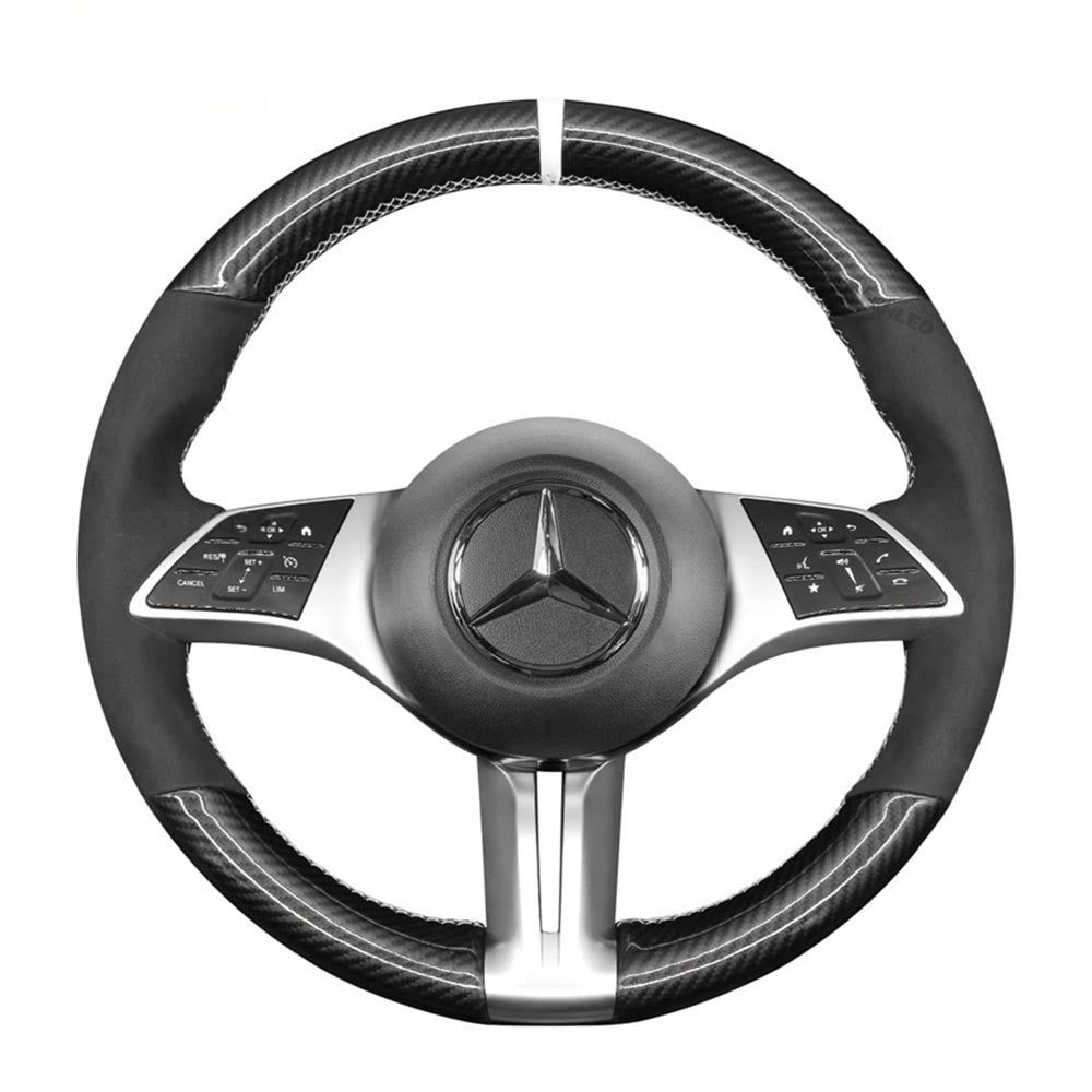 Steering Wheel Cover for Mercedes-Benz C-Class EQE B-Class CLA-Class GLC-Class 2021-2024