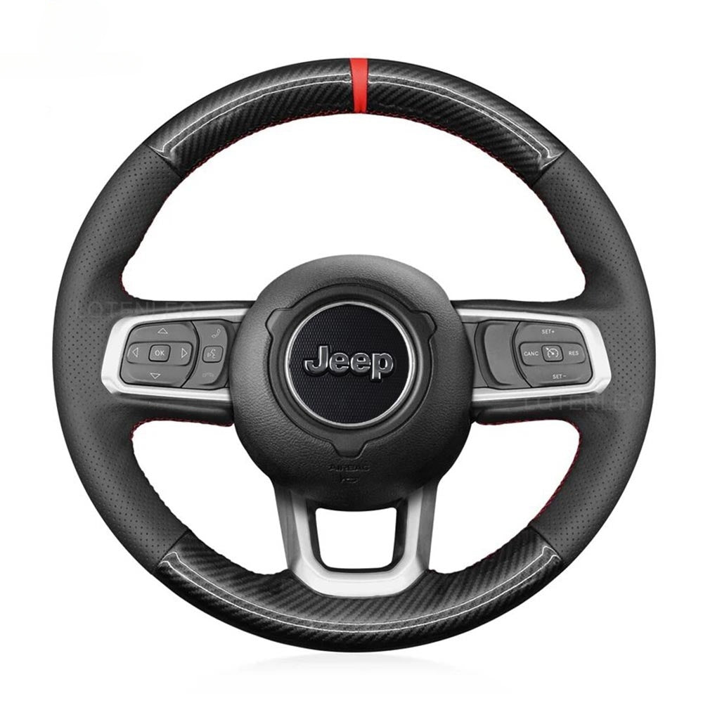 Steering Wheel Cover for Jeep Gladiator JT Wrangler JL Wrangler Unlimited 2018-2024