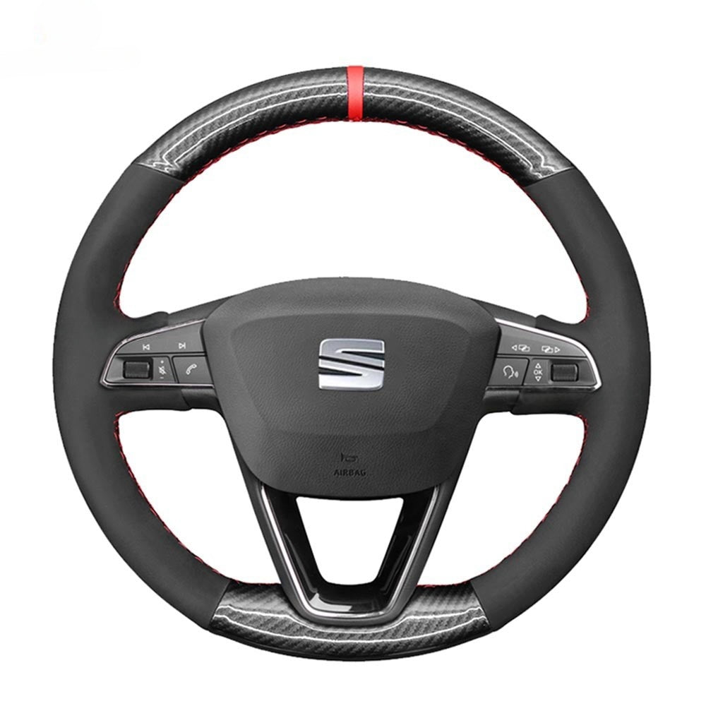 Steering Wheel Cover for SEAT Leon 5F Toledo Arona 2013-2021