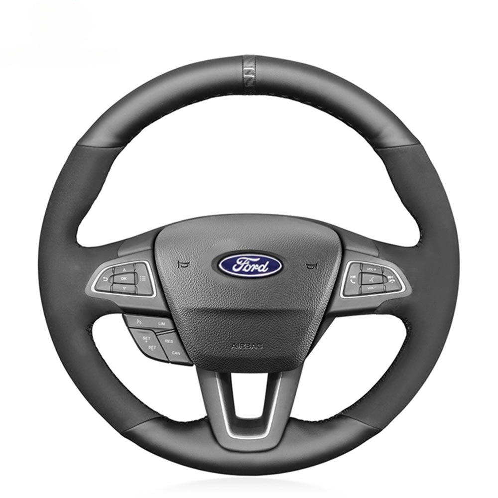 Steering Wheel Cover for Ford Focus Kuga Escape Grand C-Max Ecosport 2015-2022