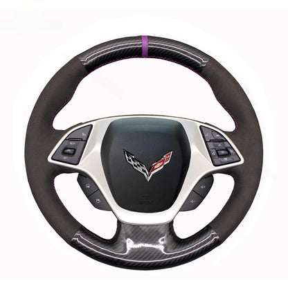 Steering Wheel Cover for Chevrolet Corvette C7 2014-2015