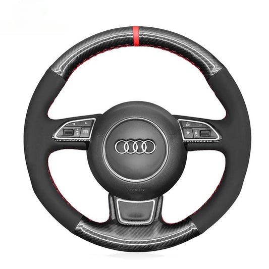 Steering Wheel Cover for Audi A3 A4 A5 A6 A7 Allroad RS S6 S7 S8