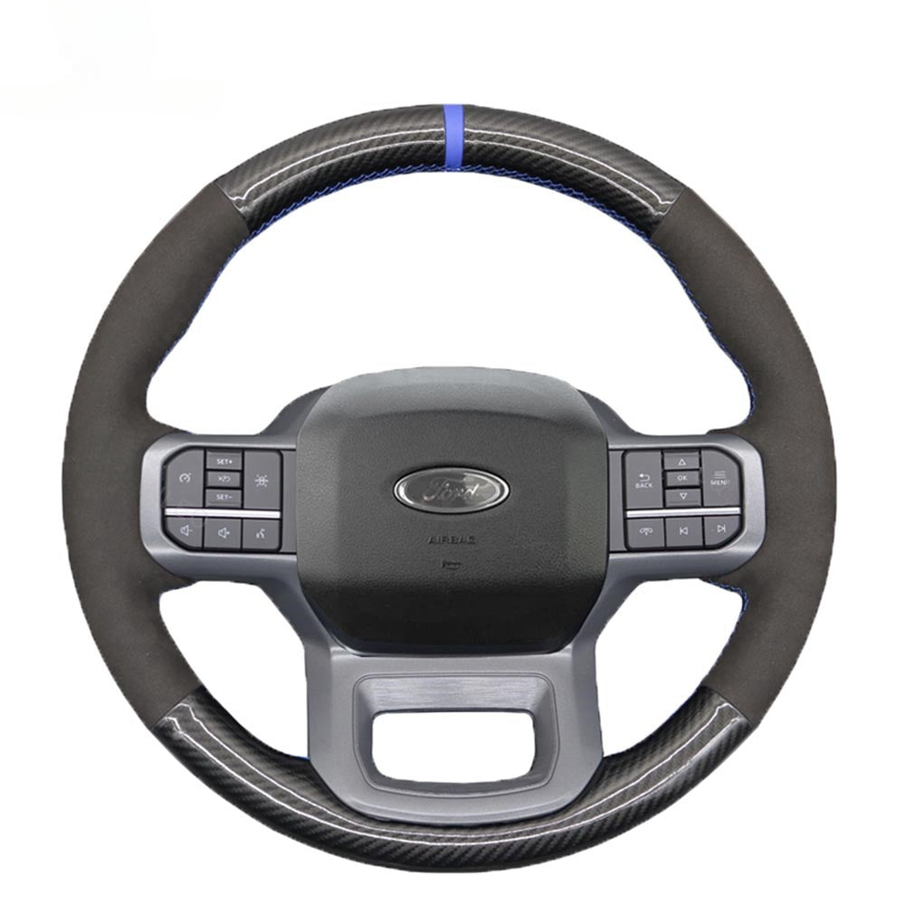 Steering Wheel Cover for Ford F150 F-150 F250 F350 F-350 F450 F-450 Expedition 2021-2024