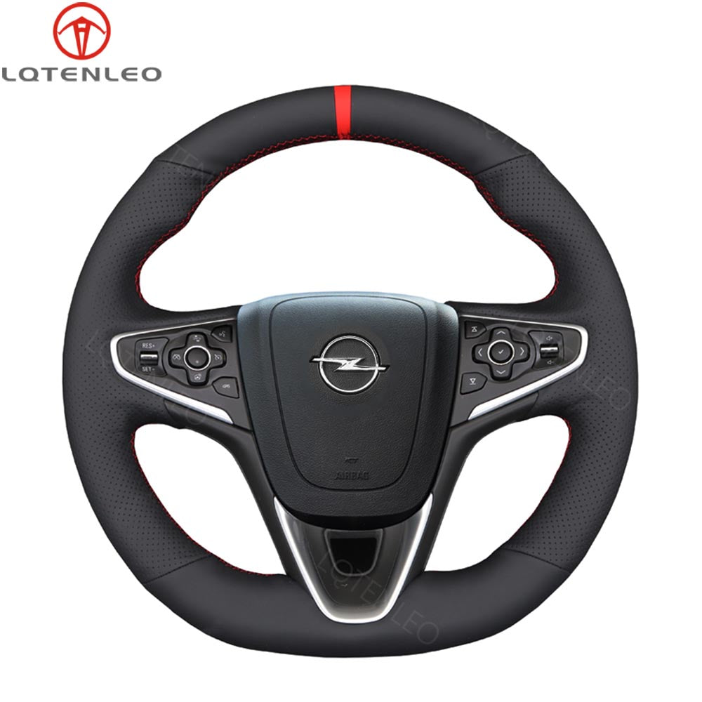 LQTENLEO Carbon Fiber Leather Suede Hand-stitched Car Steering Wheel Cover for Buick Regal GS - LQTENLEO Official Store