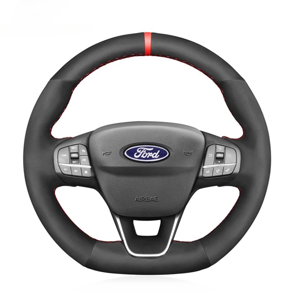 Steering Wheel Cover for Ford Escape Focus Fiesta Kuga Puma ST ST-Line 2017-2024