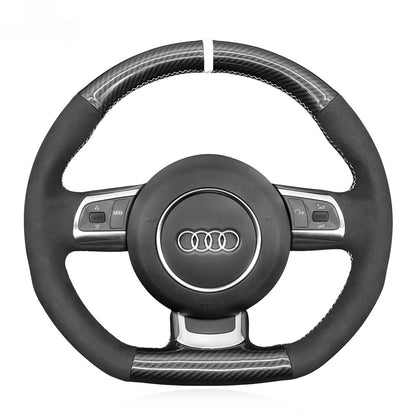 Steering Wheel Cover for Audi A2 A3 A4 A6 A8 TT S3 S4 R8 RS 4/6