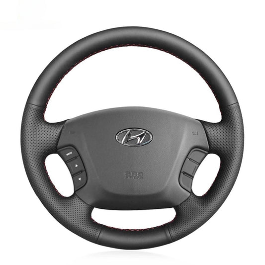 Steering Wheel Cover for Hyundai Sonata Grandeur Azera Entourage / Kia Amanti Sedona Grand Carnival Optima 2004-2014