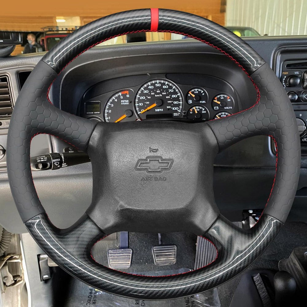 Steering Wheel Cover for Chevrolet Silverado 1500 2500 3500 S10 Astro Blazer Express Suburban Kodiak C/K Tahoe