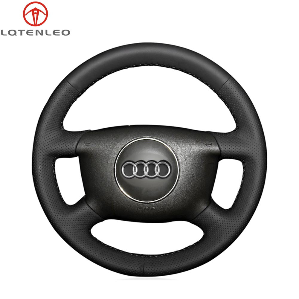 LQTENLEO Leather Suede Hand-stitched Car Steering Wheel Cover for Audi A4 1998 A6 /A8 A8 L /Allroad - LQTENLEO Official Store