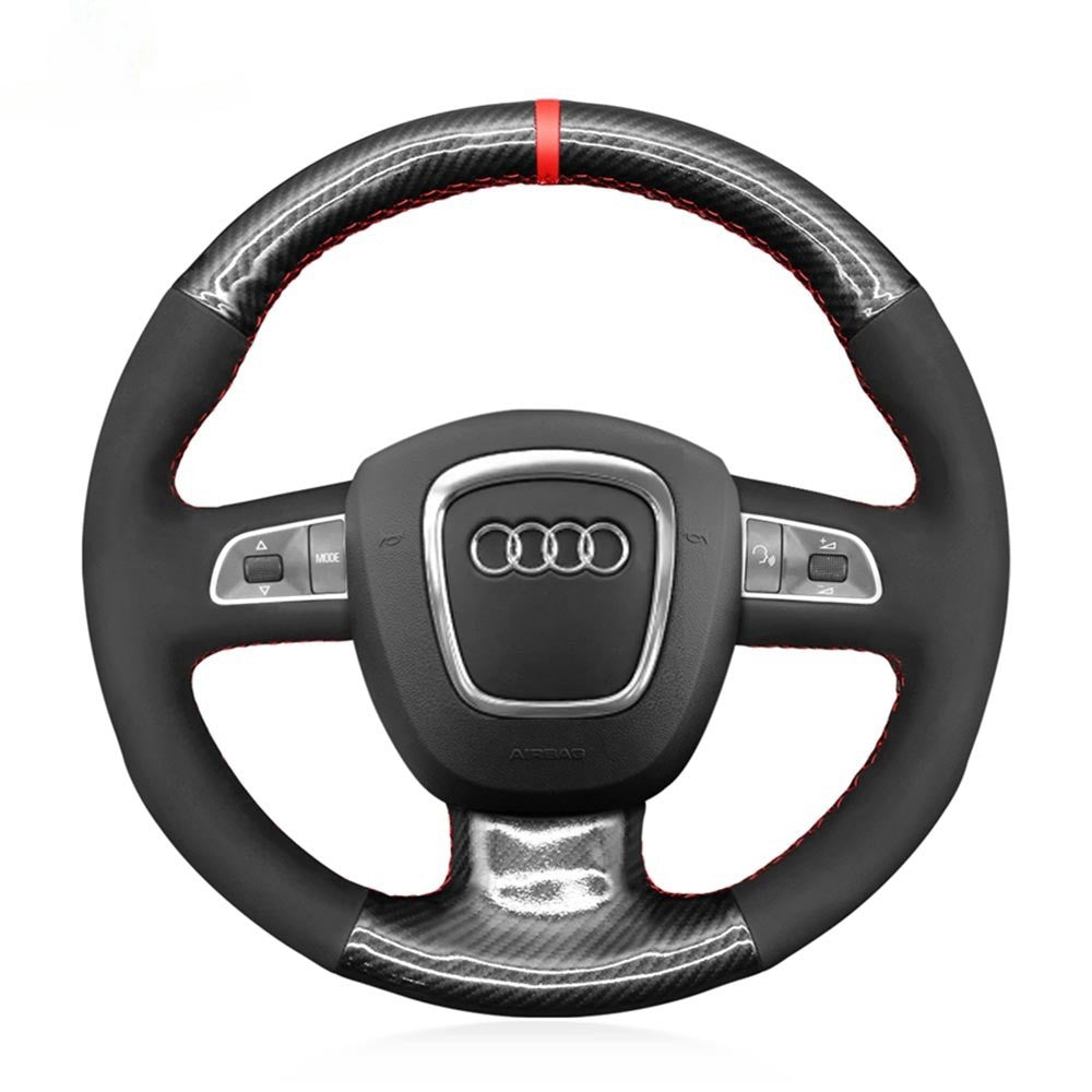 Steering Wheel Cover for Audi A3 A4 A5 A6 A8 Q5 Q7 S3 S4 S5 S6 S8 RS 4 Seat Exeo