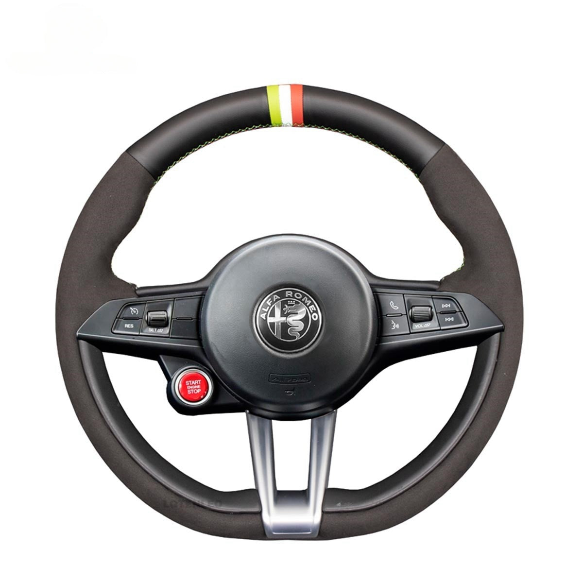Lenkradbezug für Alfa Romeo Giulia Stelvio Quadrifoglio 2016–2020
