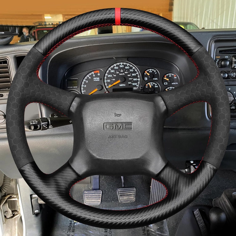 Steering Wheel Cover for GMC Sierra 1500 2500 3500 C3 Jimmy Safari Savana Sonoma Suburban TopKick C5500 C6500 C7500 Yukon
