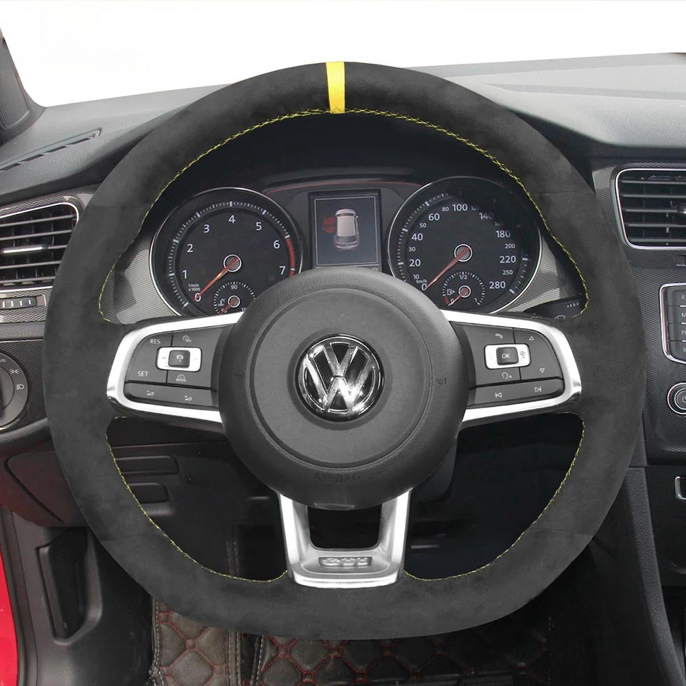 Steering Wheel Cover for Volkswagen VW Golf GTI 7 GTD GTE R Jetta GLI Polo 2013-2021
