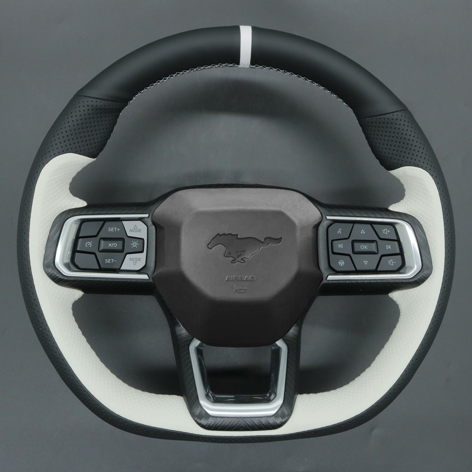 Steering Wheel Cover for Ford Mustang Ecoboost S650 Dark Horse 2024-2025