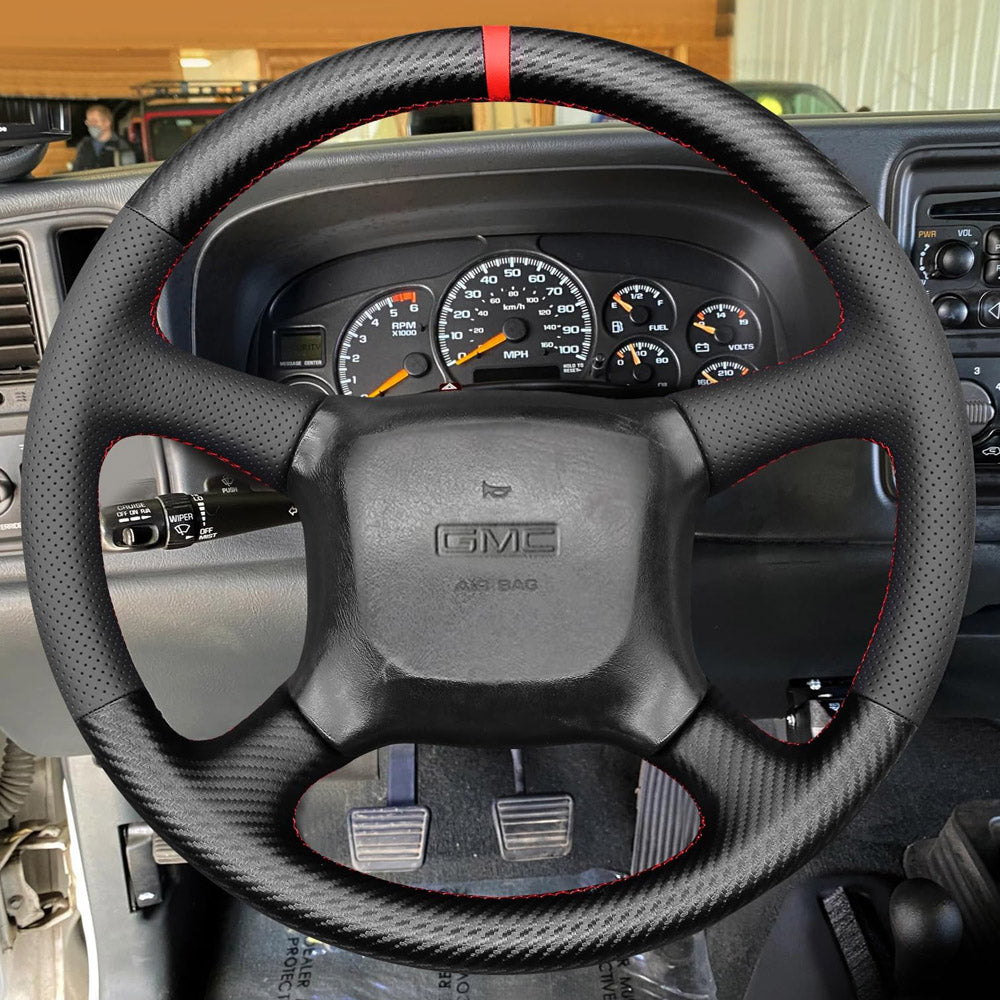 Steering Wheel Cover for GMC Sierra 1500 2500 3500 C3 Jimmy Safari Savana Sonoma Suburban TopKick C5500 C6500 C7500 Yukon