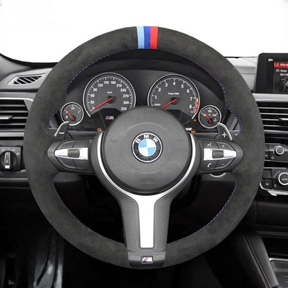 Steering Wheel Cover for BMW M Sport F10 F11 F12 F13 F15 F16 F22 F23 F25 F26 F30 F31 F34 F45 F46