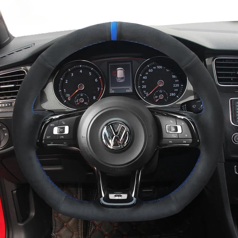 Steering Wheel Cover for Volkswagen VW Golf GTI 7 GTD GTE R Jetta GLI Polo 2013-2021