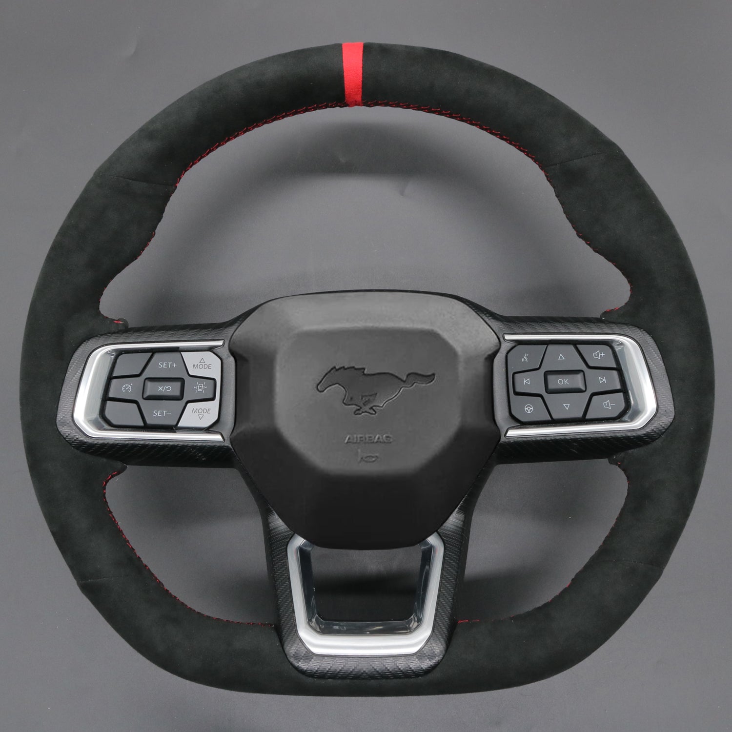Steering Wheel Cover for Ford Mustang Ecoboost S650 Dark Horse 2024-2025
