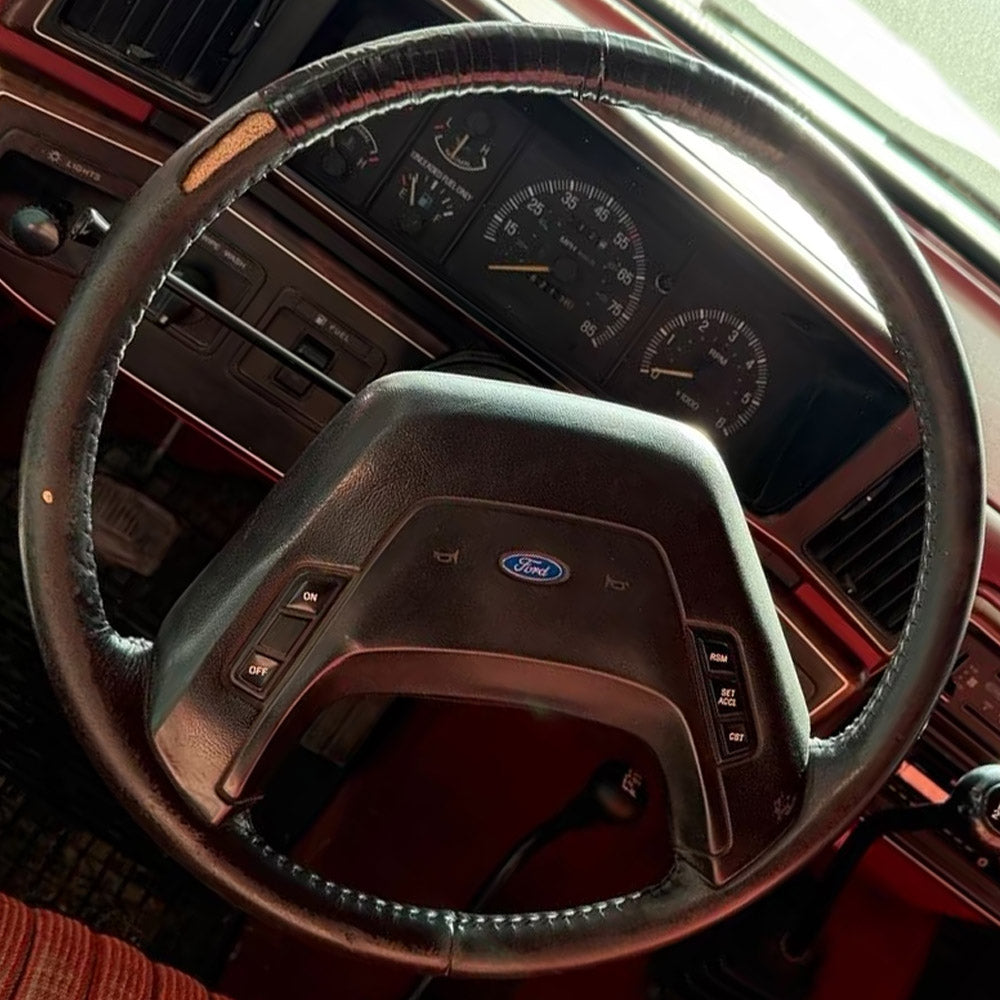 Steering Wheel Cover for Ford F150 F250 F350 Bronco 1985-1991