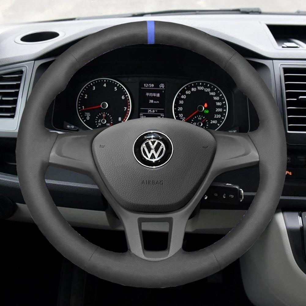 Steering Wheel Cover for Volkswagen Amarok T6 California Caravelle Kombi Multivan Transporter