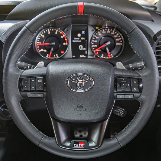Steering Wheel Cover for Toyota Hilux Revo GR Fortuner GR 2018-2024