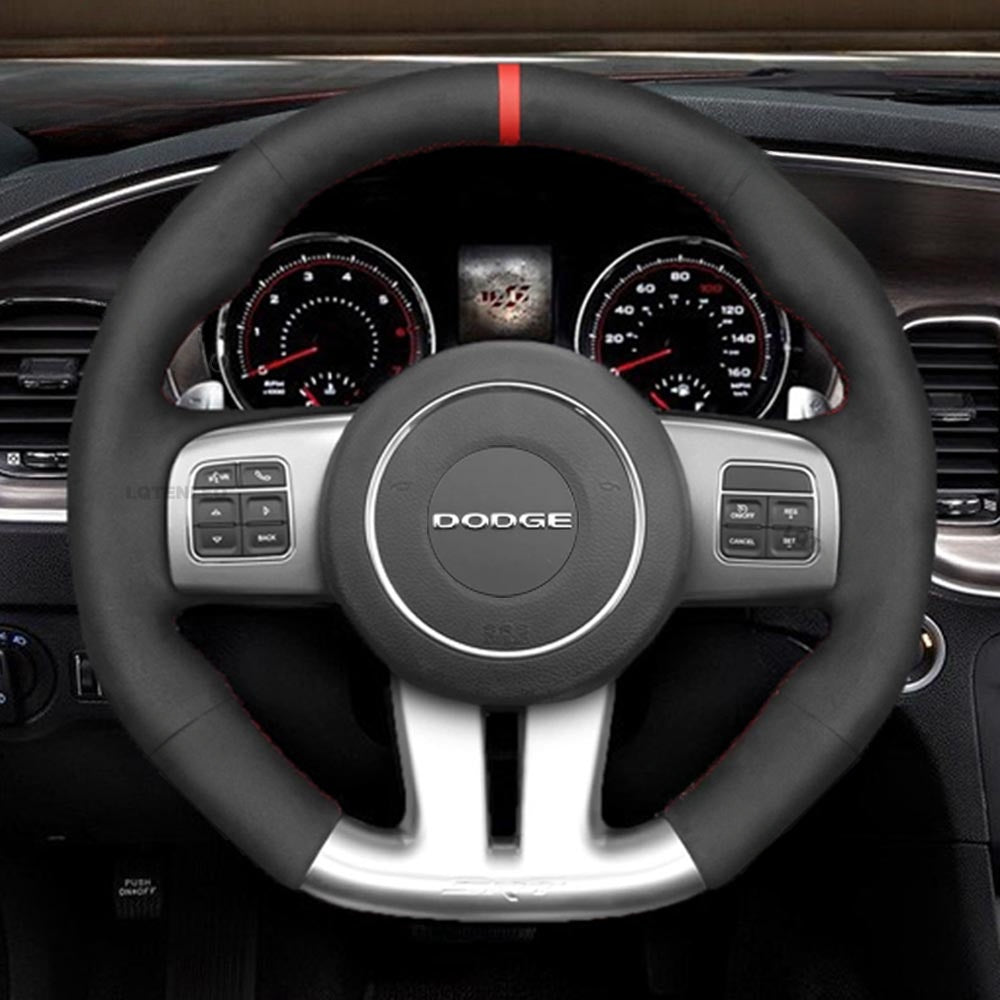 Steering Wheel Cover for Dodge Challenger Charger SRT / Jeep Grand Cherokee SRT 2011-2015