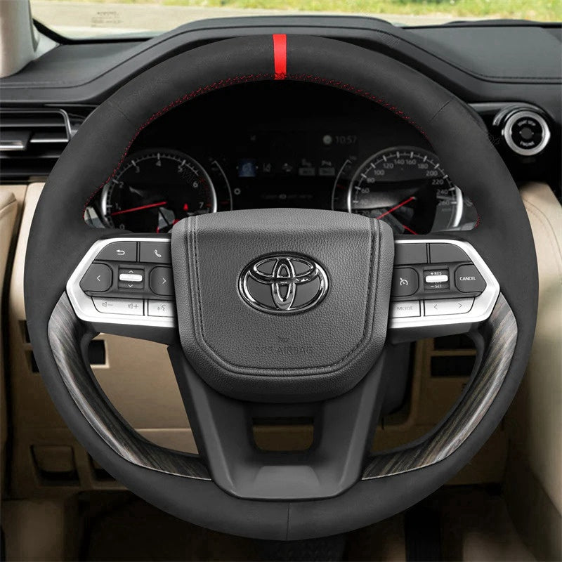 Steering Wheel Cover for Toyota Land Cruiser 300 J300 LC300 2021-2024