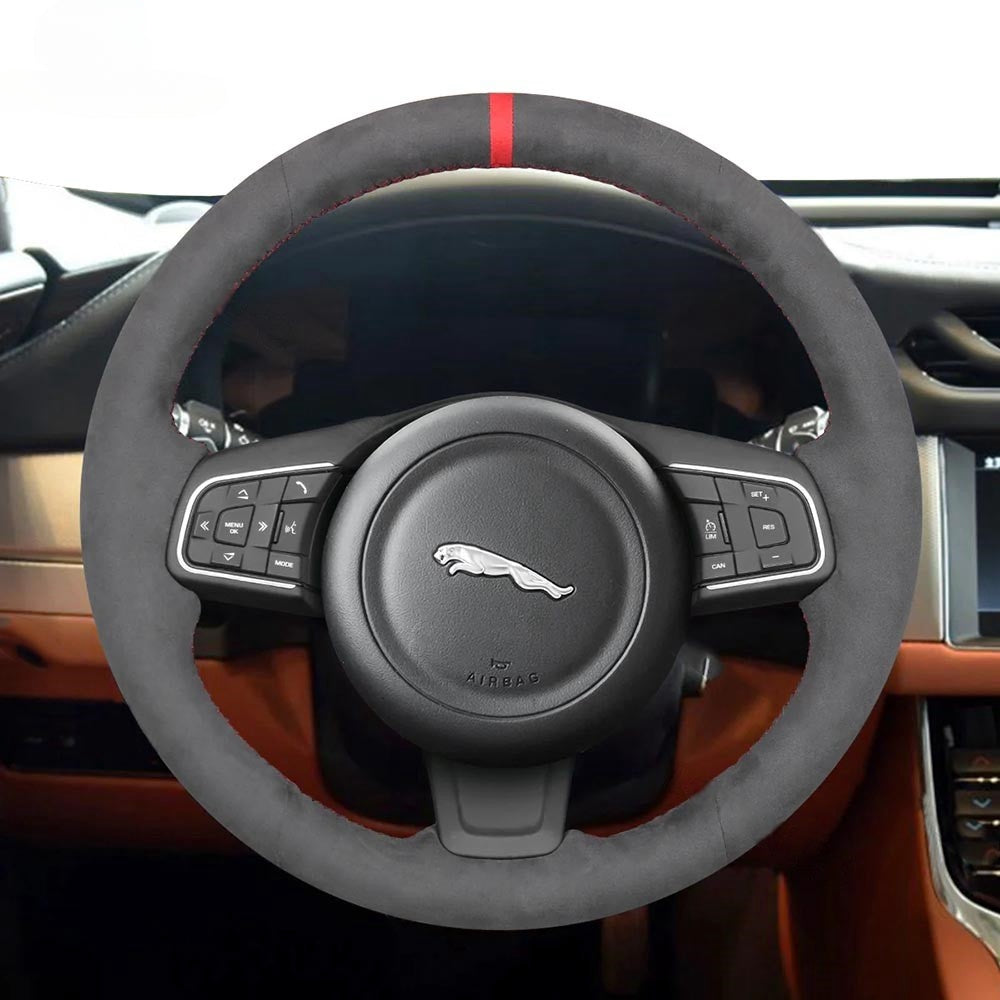 Steering Wheel Cover for Jaguar E-Pace F-Pace XE XF Sportbrake 2015-2021