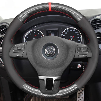 Steering Wheel Cover for Volkswagen VW Golf Tiguan Limited Passat Golf Jetta CC 2009-2018