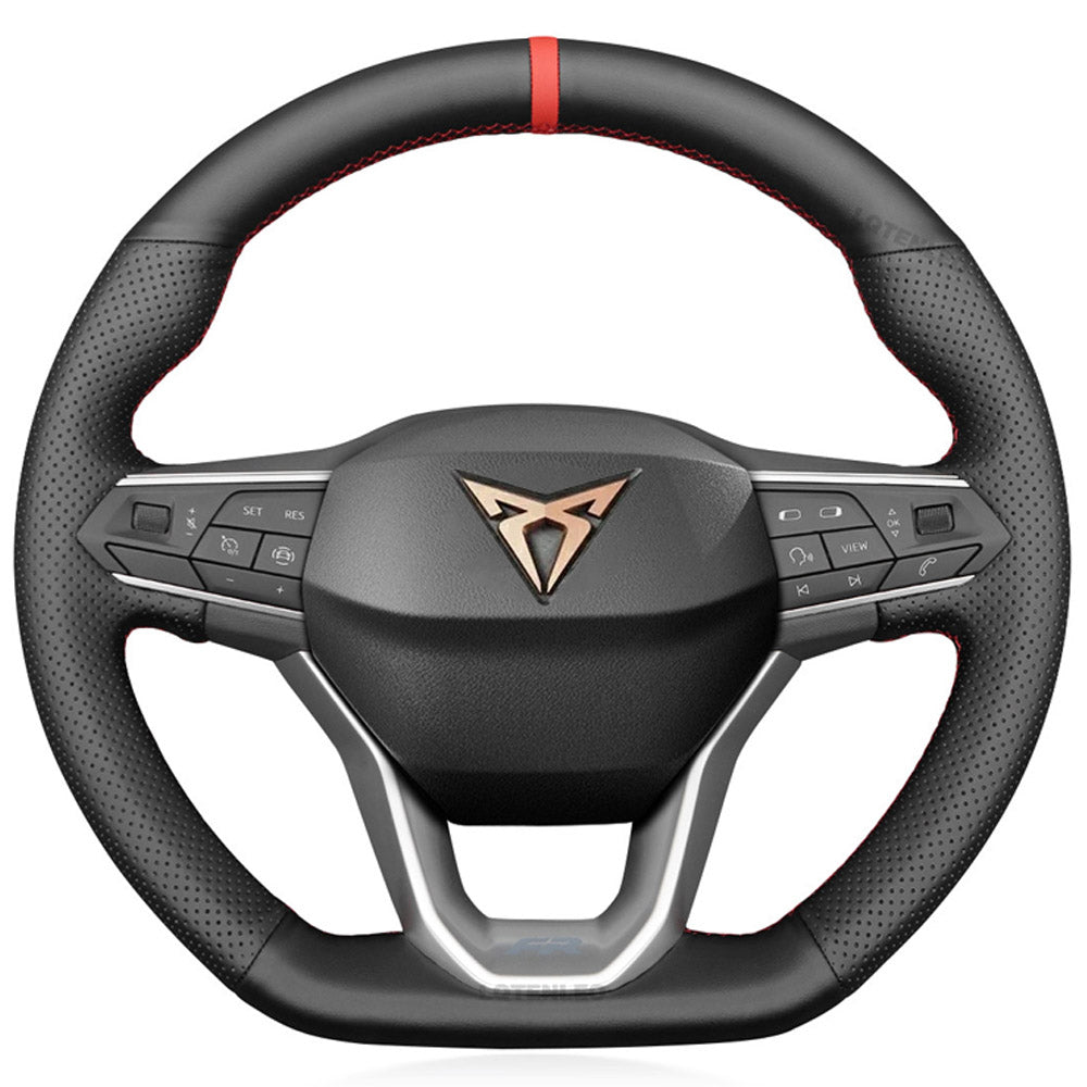 Steering Wheel Cover for CUPRA Ateca Formentor Tavascan Terramar Leon Leon Sportstourer Born 2021-2025