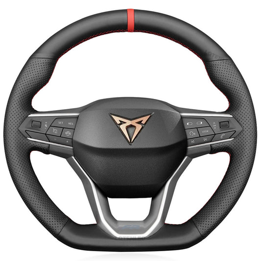 Steering Wheel Cover for CUPRA Ateca Formentor Tavascan Terramar Leon Leon Sportstourer Born 2021-2025