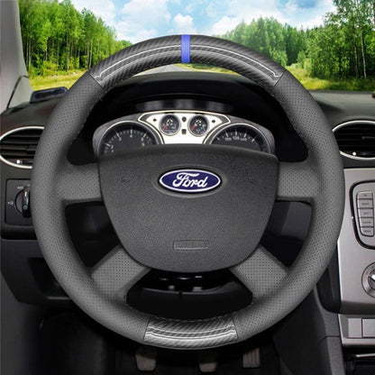 Steering Wheel Cover for Ford Focus C-Max Tourneo Transit Connect 2004-2013