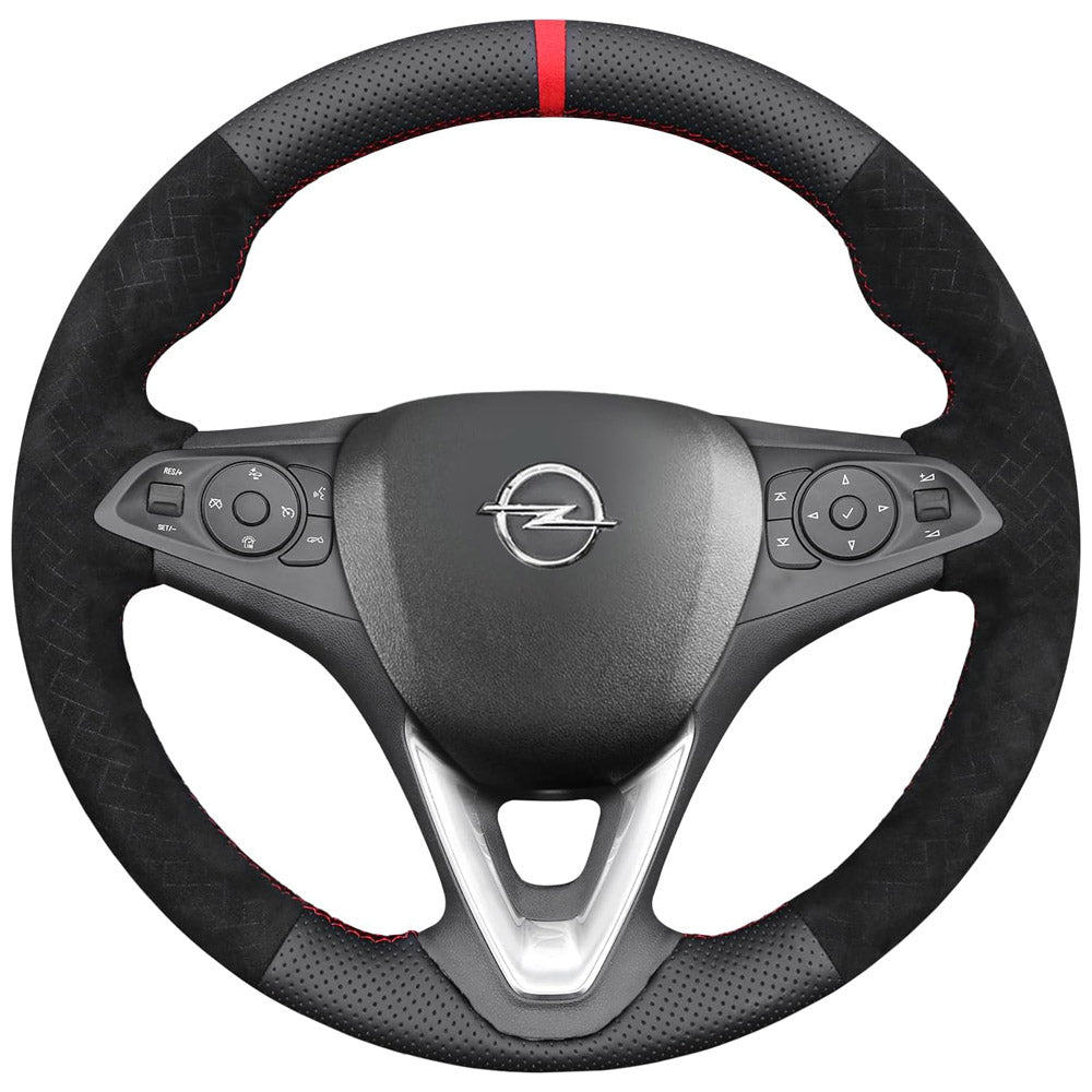 Steering Wheel Cover for Opel Astra K Corsa E Crossland X Insignia CT Karl Zafira 2014-2021