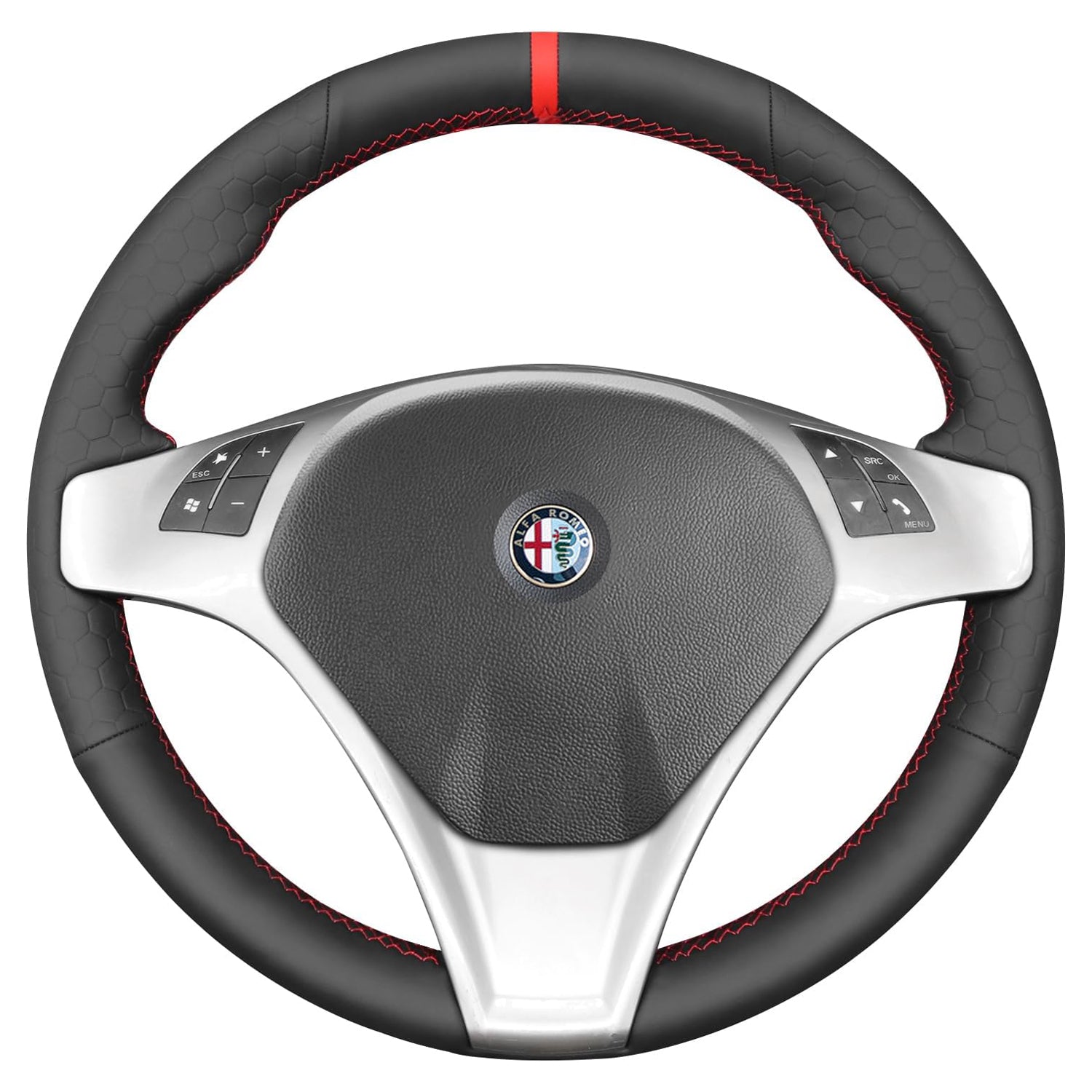 Steering Wheel Cover for Alfa Romeo Giulietta MiTo 2008-2015