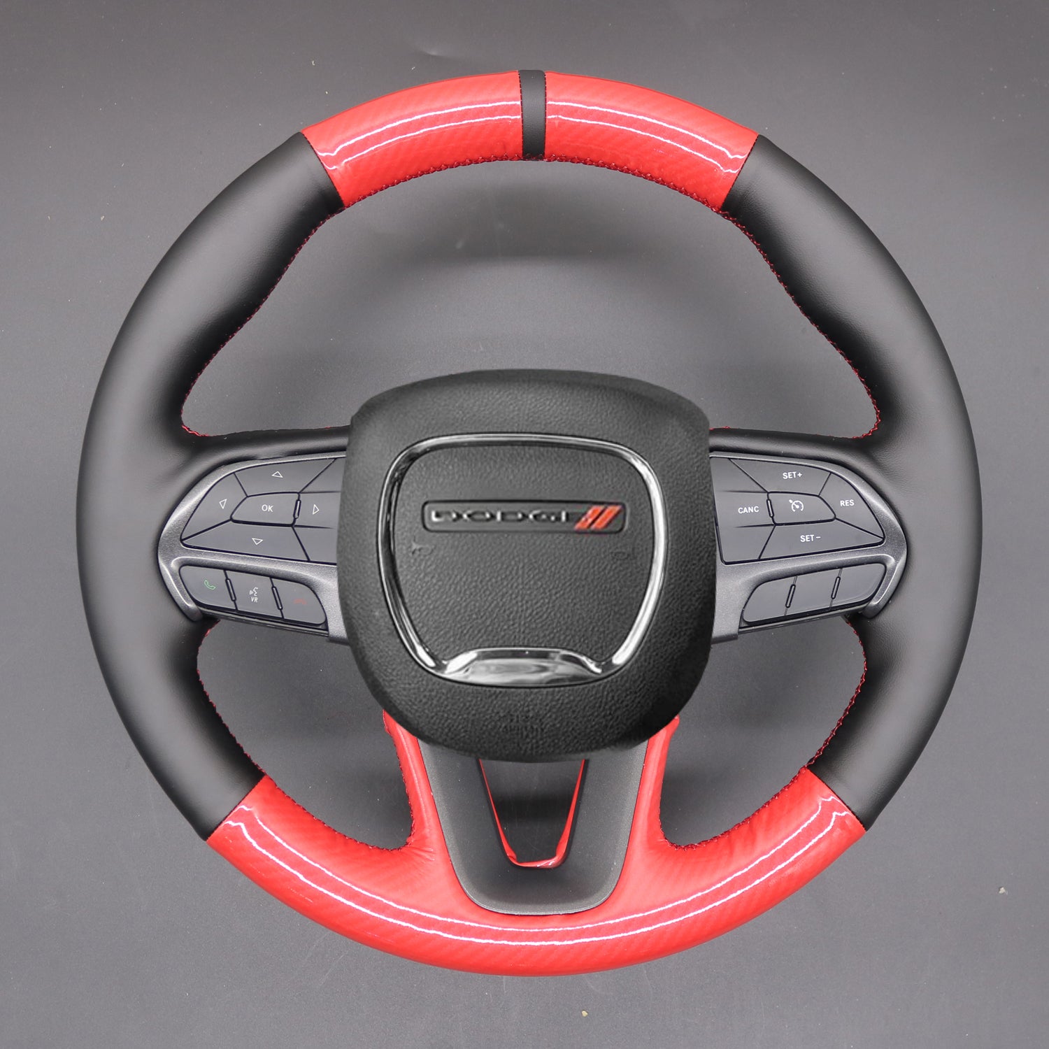 Steering Wheel Cover for Dodge Challenger Charger Durango 2015-2025