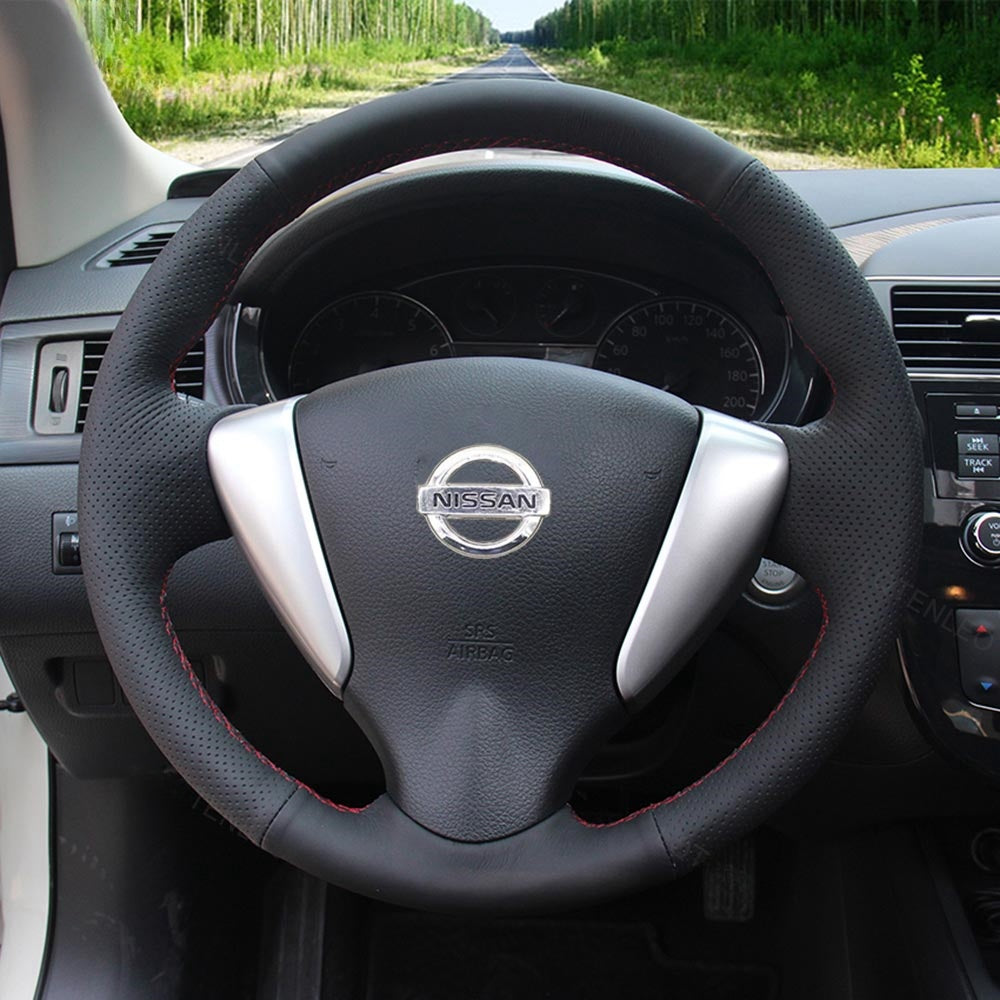 Steering Wheel Cover for Nissan Sentra Versa Note Serena Tiida 2011-2020