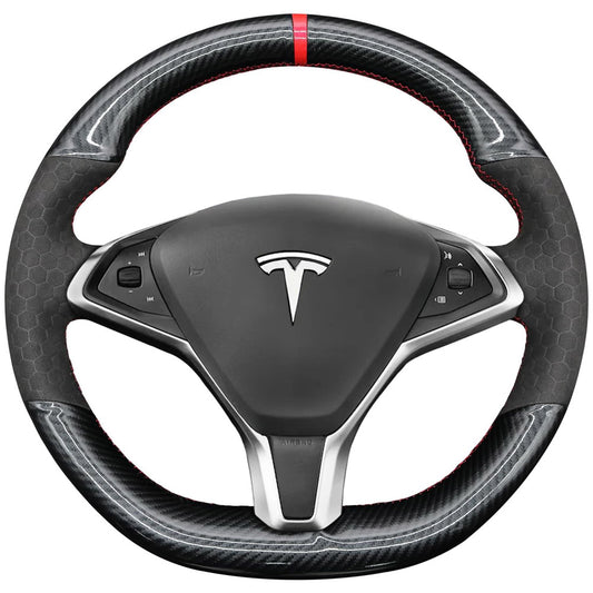 Steering Wheel Cover for Tesla Model S X 2012-2021