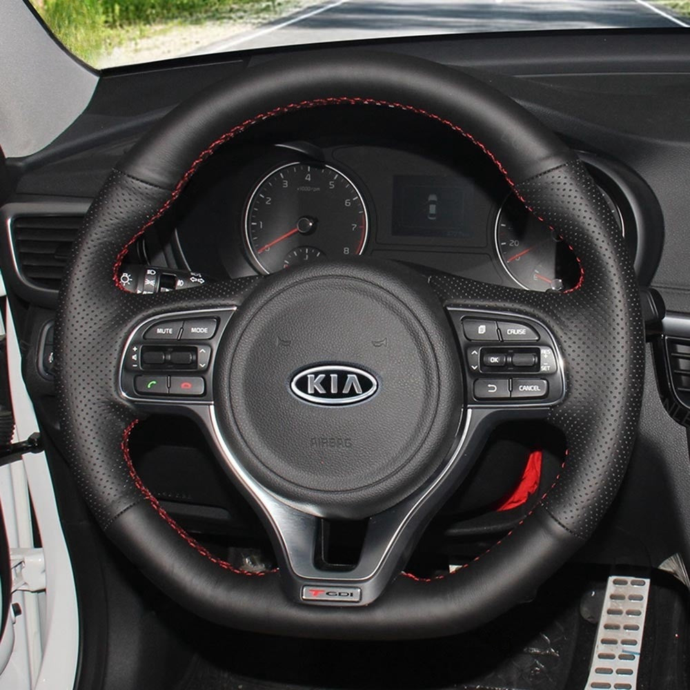 Steering Wheel Cover for Kia K5 Optima 4 Sportage 4 GT-Line GT 2015-2019