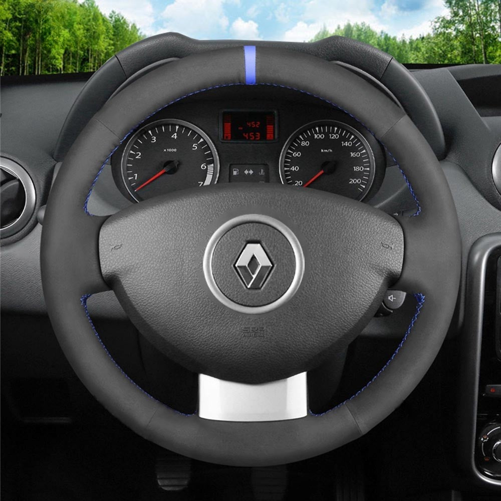 Steering Wheel Cover for Renault Dacia Duster Dokker Lodgy Logan Sandero 2010-2017