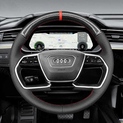 Steering Wheel Cover for Audi A8 A8L S8 Quattro 2019-2023