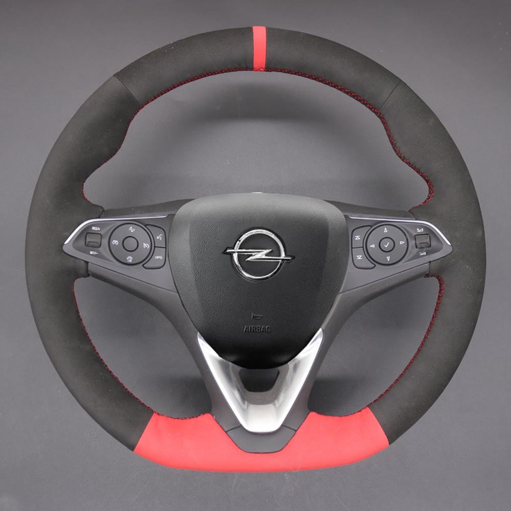 Steering Wheel Cover for Opel Vauxhall Astra K Corsa E F Combo Life Grandland X Insignia Mokka / Holden Calais Commodore