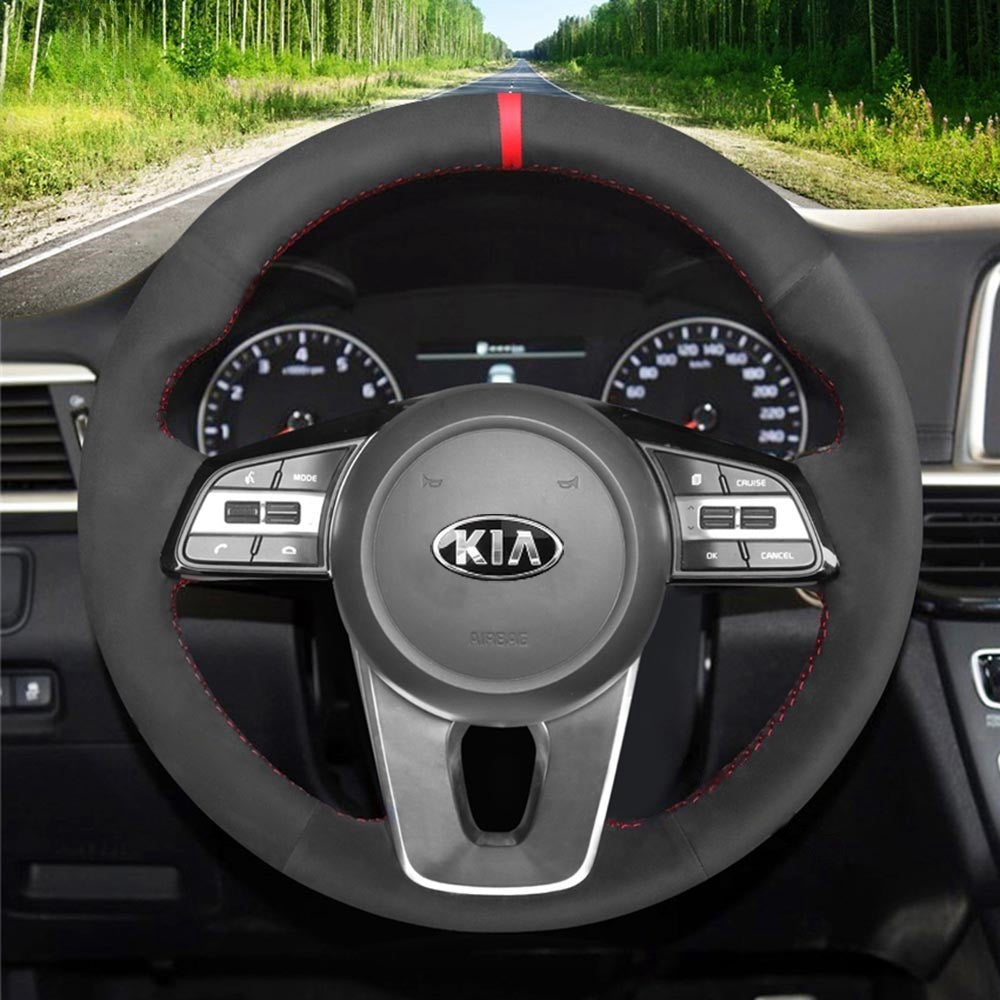 Steering Wheel Cover for Kia K5 Forte Optima Seltos Ceed Cerato Proceed Xceed 2018-2022