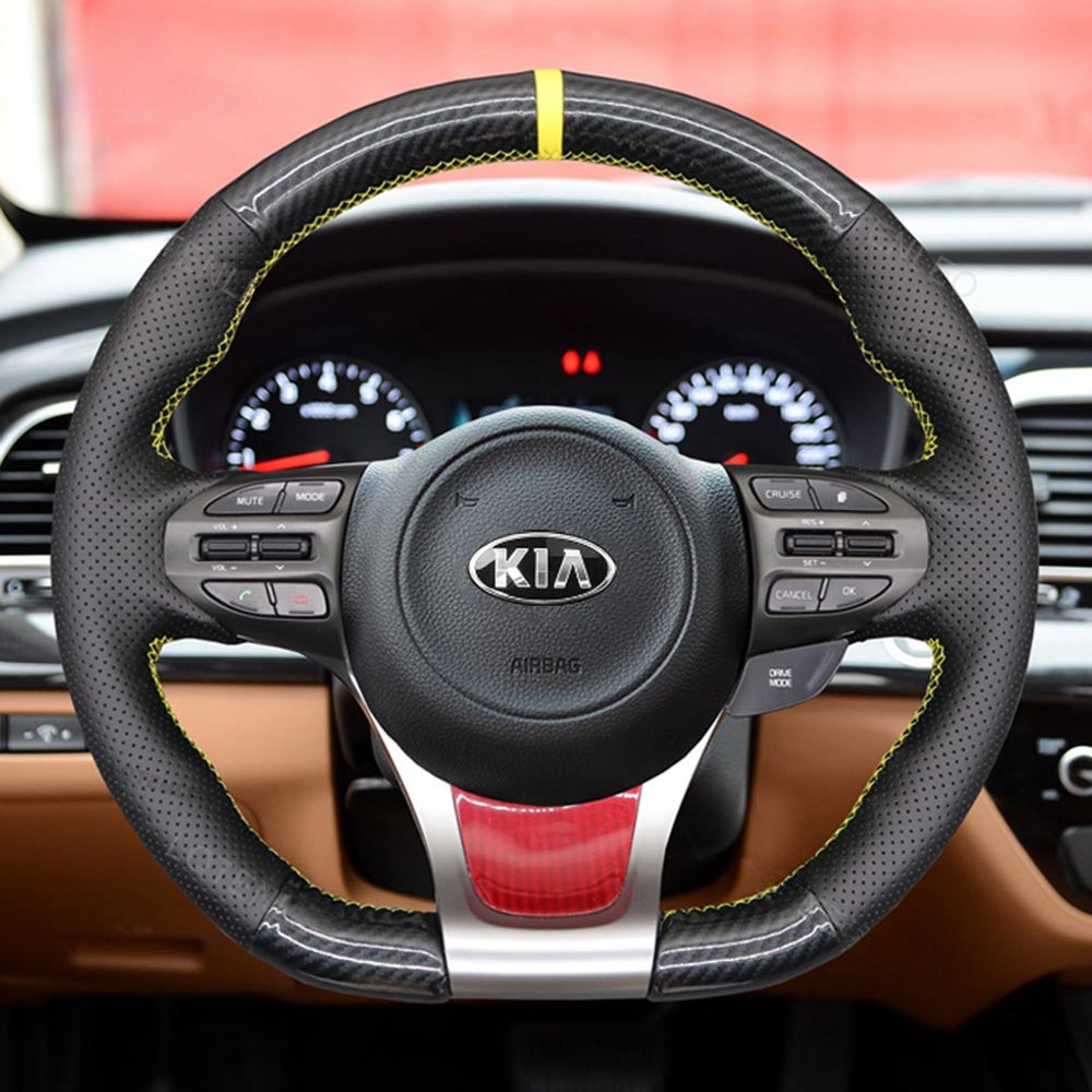Steering Wheel Cover for Kia Ceed Cee'd 2 GT Proceed Pro Optima 2014-2018