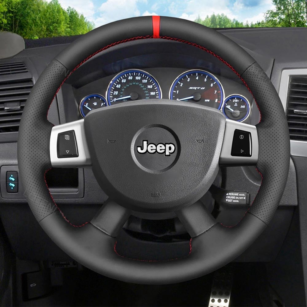 Steering Wheel Cover for Jeep Commander XK Grand Cherokee III WK IV KK 2008-2010