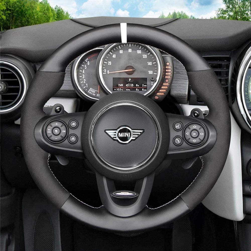 Steering Wheel Cover for Mini Clubman Convertible Countryman JCW F56 2014-2020