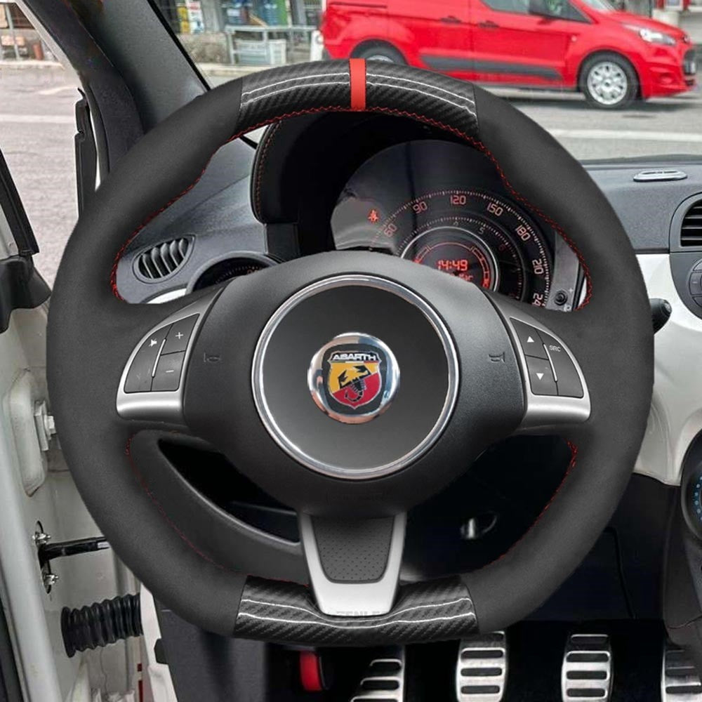 Steering Wheel Cover for Fiat Abarth 500 500C 595 595C 2009-2017