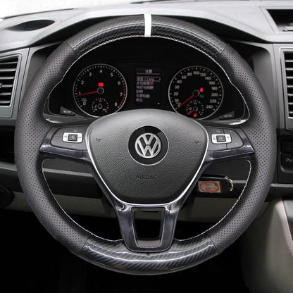 Steering Wheel Cover for Volkswagen Amarok T6 California Caravelle Kombi Multivan Transporter 2015-2021