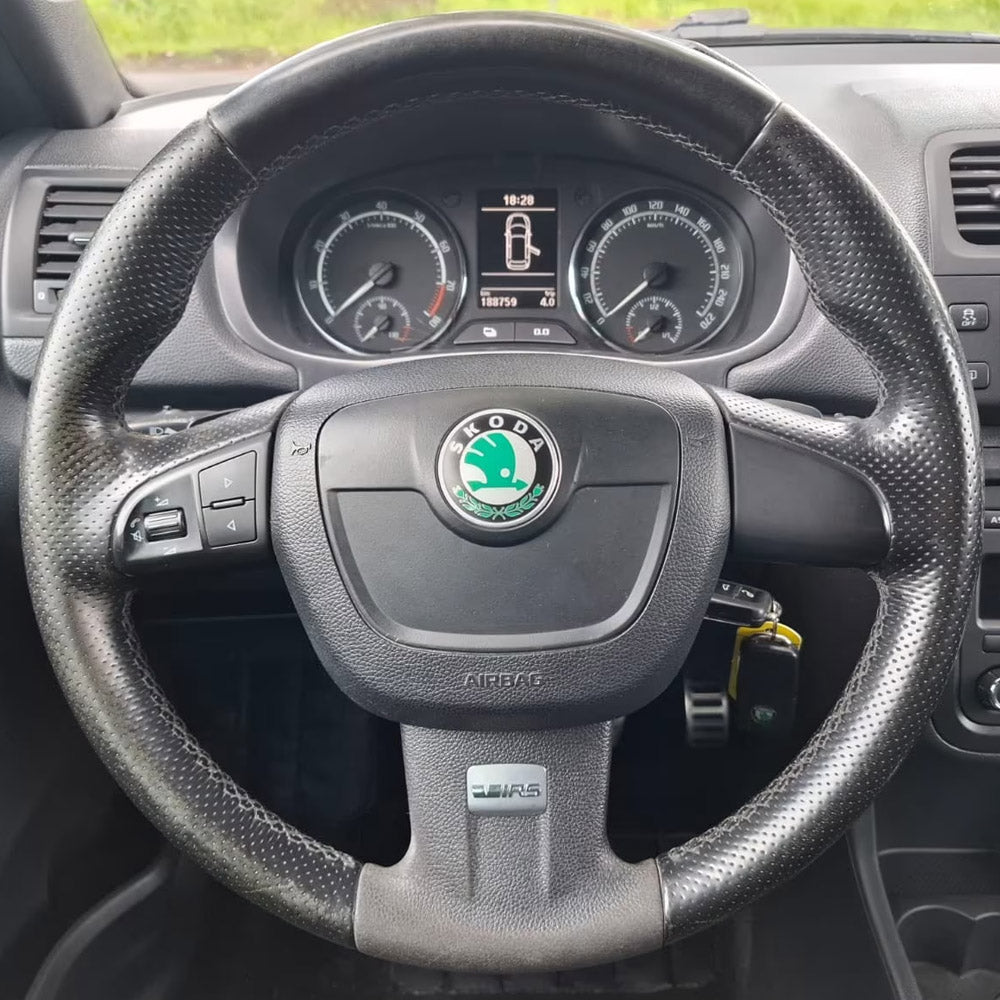 Steering Wheel Cover for Skoda Fabia RS II 2010-2014